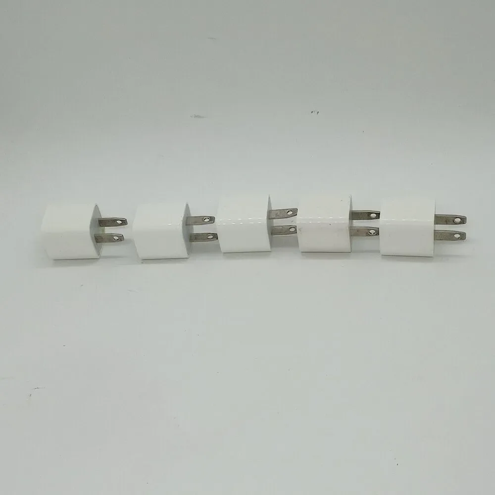 (5-pc) Genuine Apple A1385 A1265 5W USB Power Adapter Charger Block for iPhone